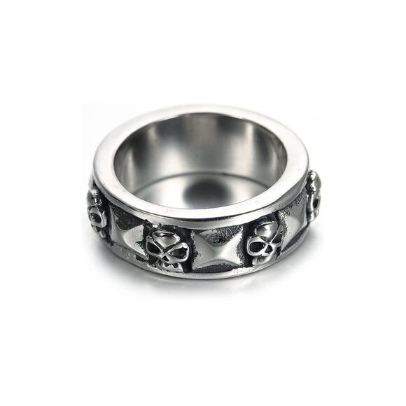 RING - Skull Ring Silver - Picture 3 of 5